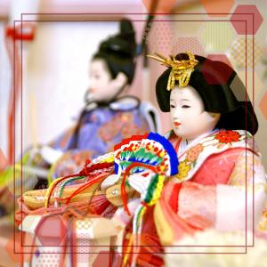 雛人形 久月 コンパクト 収納飾り 親王 ピン...の詳細画像1