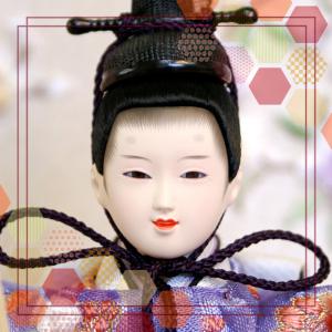 雛人形 久月 コンパクト 収納飾り 親王 ピン...の詳細画像2