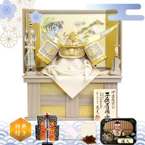 久月 五月人形 子供大将ケース飾り 6号 すこやか 若大将取付ケース