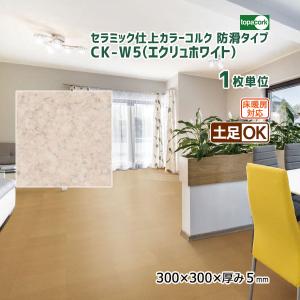 トッパーコルク セラミック仕上カラーコルク(防滑タイプ) コルクタイル