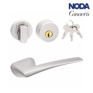 NODA（ノダ） 内装ドア 取手 レバーハンドル 簡易鍵付き錠 塗装