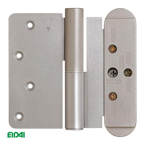 【在庫あり】永大産業 ハタ蝶番 シルバー色 [2個・1セット] 3次元調整蝶番 スキスム アーバンモ...
