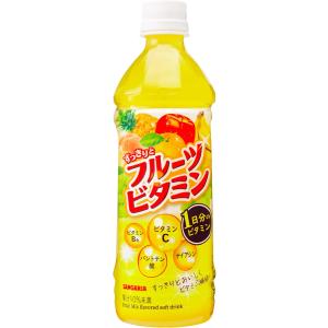 サンガリア すっきりとフルーツビタミン 500ml ×24本