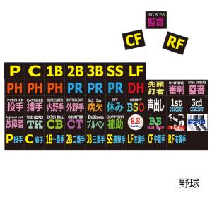 ラインナップボード用守備マグネット 選べる野球...の詳細画像1