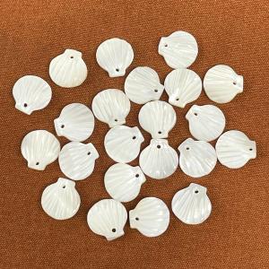 シェルパーツ ホタテ 約10mm 1個入 ホワイト｜ouioui-jc2