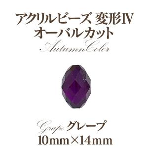 アクリルビーズ 変型4オータム(10mm×14...の詳細画像4