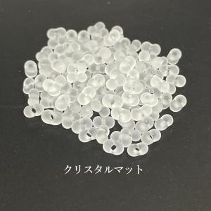 チェコ ファルファーレ(小/2mm×4mm)10g入 (クリスタルマット)｜ouioui-jc