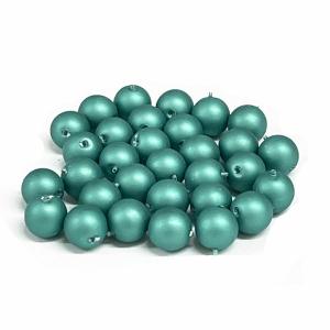 プラパール 6mm(マットグリーン)約63個入 ハンドメイド 日本製  パール 丸玉 イミテーション  通し穴 つや消し｜ouioui-jc