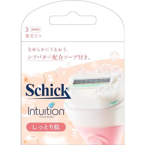 シック Schick イントゥイション しっとり肌 替刃(3コ入)カミソリ 女性