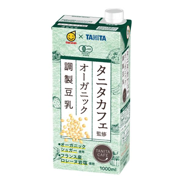 マルサン タニタ カフェ監修 オーガニック 調製豆乳 1000ml×6本