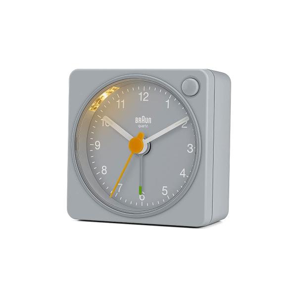 正規輸入品BRAUN/ブラウン Analog Alarm Table Clock Gray BC02...