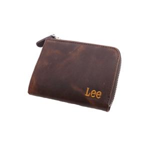 Lee リー 財布 小銭入れ コインケース 0520372 L字型ファスナー メンズ レディース (フリーサイズ(男女兼用), チョコレート｜oukazune