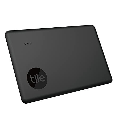 Tile Slim 薄いカード型モデル ブラック スマートトラッカー スマートタグ 紛失防止タグ g...