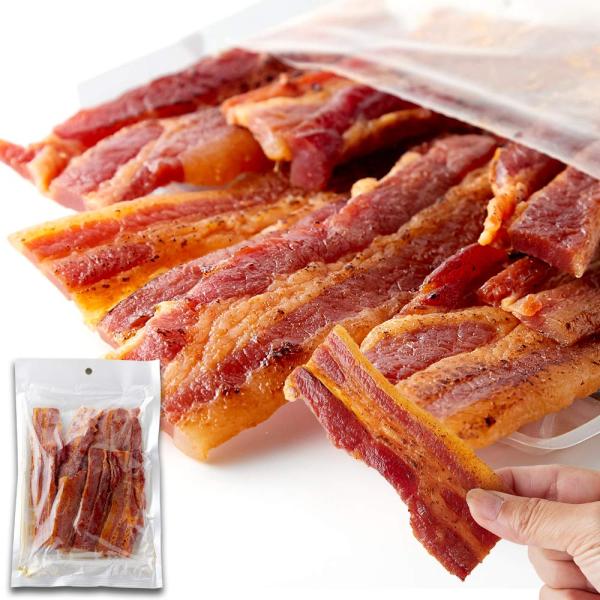 天然生活 炙り焼き豚バラジャーキー （160g） 生姜焼き 厚切り おつまみ ポークジャーキー 豚肉...