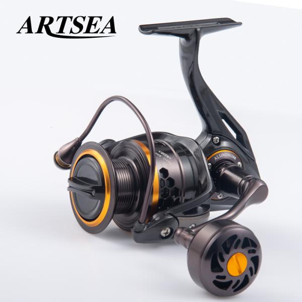ARTSEA スピニングリール BONITO 汎用 4000-5000 最大ドラグ力15kg 高強度...