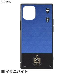 Disney ディズニー ツイステッドワンダーランド iPhone12 mini スクエアガラスケース(イグニハイド)DN-771F｜oupace