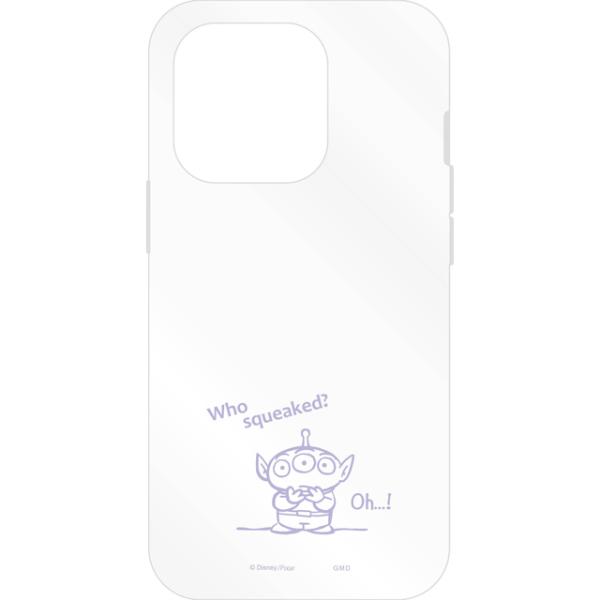ディズニー ピクサー iPhone15 Pro 対応 クリア ソフトケース スマホカバー(エイリアン...