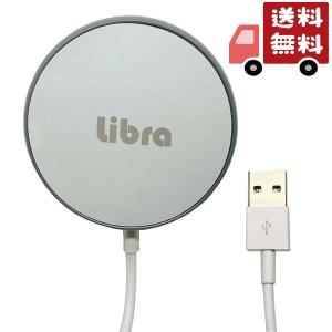Libra 10Wマグネットワイヤレス充電ケーブル 強力磁石 LBR-MGUSB1m USBタイプ｜oupace
