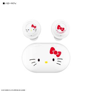 サンリオ 完全ワイヤレスステレオイヤホン Bluetooth カナル型 コンパクト(ハローキティ)SANG-136KT 送料無料