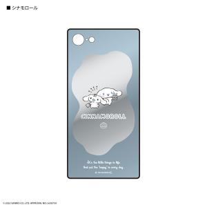 サンリオ iPhone SE(第3世代/第2世代)/8/7対応 スクエアミラーケース スマホカバー(シナモロール)SANG-236CN 送料無料｜oupace
