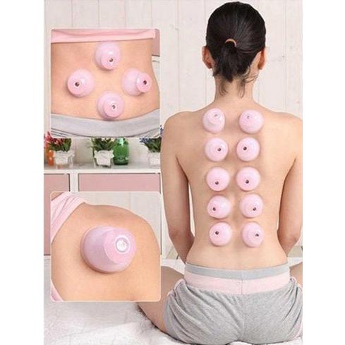 シリコンカッピング 10個セット シリコン製吸い玉カッピングカップ 吸玉セット 吸引 送料無料