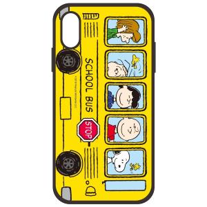 iPhoneXS Max対応 ピーナッツ スヌーピー(バス) IIIIfi+(イーフィット) プロテクターケース 耐衝撃カバー アイフォンケース SNG-310A