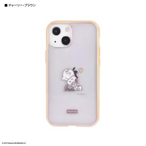 ピーナッツ IIIIfit Clear iPhone13 mini/12 mini対応ケース(チャーリー・ブラウン)スマホカバー スヌーピー SNOOPY SNG-604C 