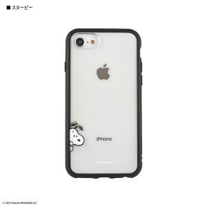 ピーナッツ IIIIfit Clear iPhone SE(第3世代/第2世代)/8/7/6s/6対応ケース スマホカバー(スヌーピー)SNG-666B｜oupace