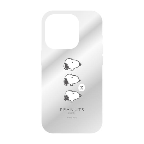 ピーナッツ iPhone15 Pro 対応 ソフトケース スマホカバー(スヌーピー)SNGG-02A