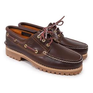 TIMBERLAND ティンバーランド モカシンシューズ デッキ ブーツ AUTHENTICS 3EYE CLASSIC BOOT 茶色 ブラウン｜our-s