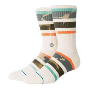 STANCE SOCKS スタンス ハイソックス 靴下 メンズ インフィニット BRONG オフホワイト 白 クリーム｜our-s