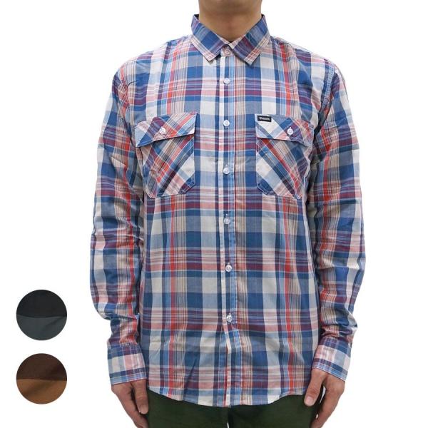 BRIXTON ブリクストン シャツ 長袖 チェック柄 メンズ MEMPHIS SHIRT 2色