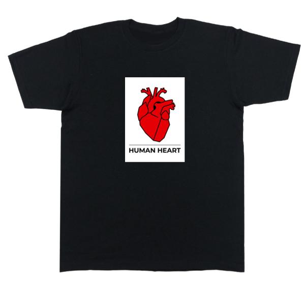 Tシャツ 洋服 半袖 カットソー トップス メンズ レディース デザイン カッコいい 心臓 ハート ...