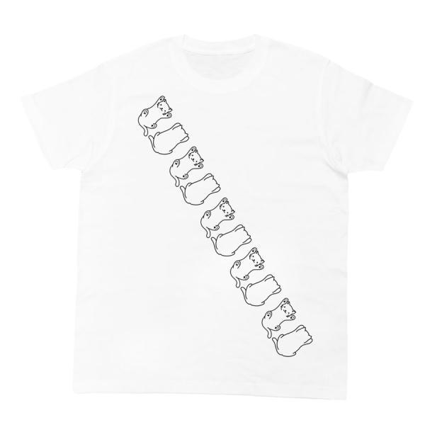 Tシャツ 洋服 半袖 カットソー トップス メンズ レディース 猫 ネコ CAT ワンポイント かわ...