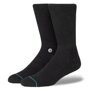 STANCE SOCKS MENS 靴下 スタンス ハイソックス メンズ スケート ICON ブラック 黒｜our-s