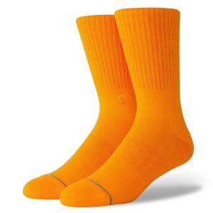 STANCE SOCKS MENS 靴下 スタンス ハイソックス メンズ スケート ICON TANGERINE オレンジ｜our-s