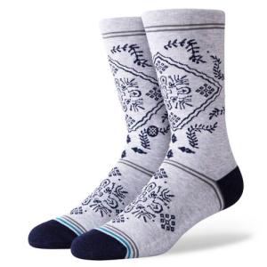 STANCE SOCKS MENS 靴下 スタンス ハイソックス メンズ スケート BANDERO グレー｜our-s