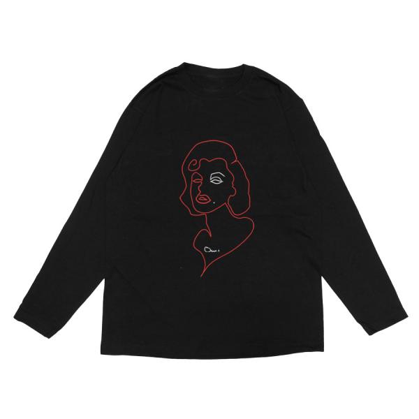 長袖 Tシャツ 洋服 カットソー トップス メンズ レディース かっこいい ユニーク ワンポイント ...