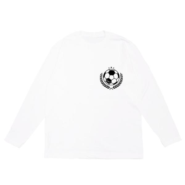 長袖 Tシャツ 洋服 カットソー トップス メンズ レディース ホワイト 白 イラスト アイコン サ...