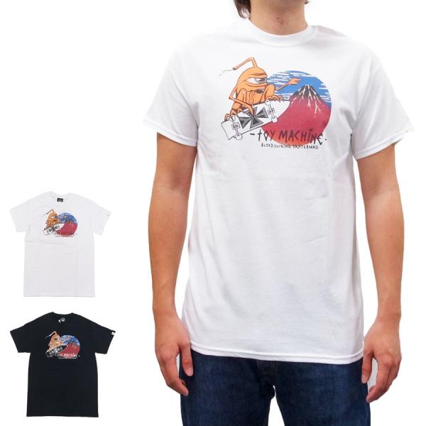 TOY MACHINE トイマシーン メンズ レディース ユニセックス Tシャツ ホワイト 白 ブラ...