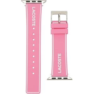 LACOSTE ラコステ アップルウォッチ ラバー 交換バンド 38mm 40m 41m ピンク 送...