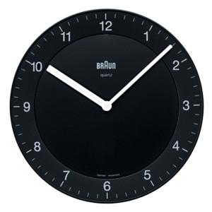BRAUN（ブラウン） 掛け時計 Radio Controlled Wall Clock BNC006BKBK