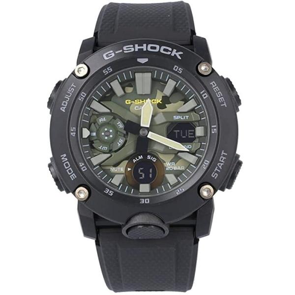 CASIO カシオ G-SHOCK 腕時計 GA-2000SU-1A メンズ ブラック カモフラ 並...