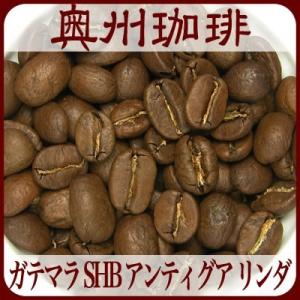 【ネコポス便可】【ガテマラ SHB アンティグア リンダ】100g自家焙煎コーヒー豆ストレートコーヒー
