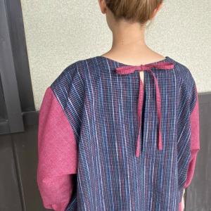 【久留米織り割烹着&パンツセット】作務衣家事エ...の詳細画像2