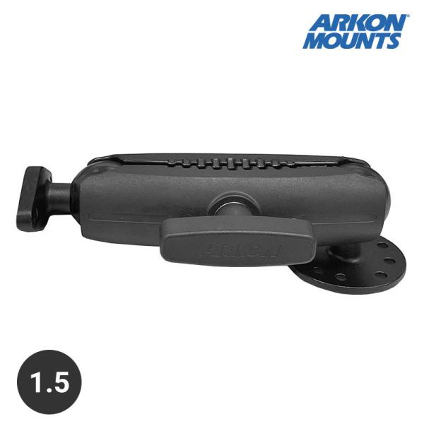 振動子ポール取付用マウントセット 1.5インチボール ミディアムアーム Arkon Mounts ア...