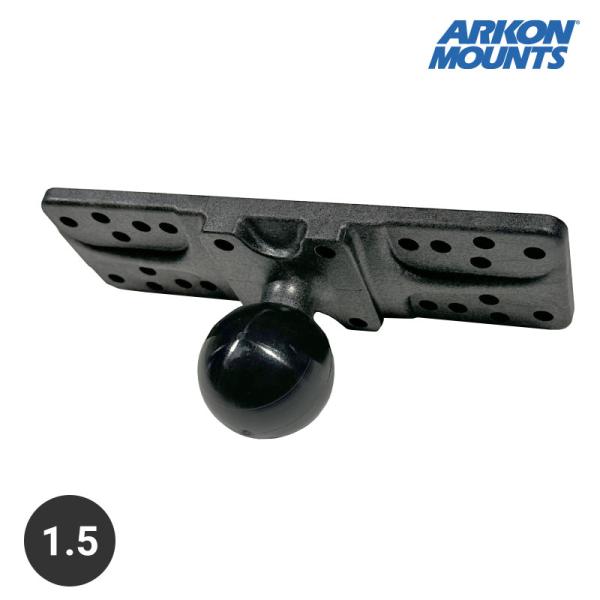 魚探マウント 1.5インチボール プラ製ユニバーサルトップ Arkon Mounts アーコンマウン...