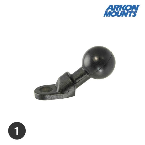 Arkon Mounts 1インチボール ミラーフレームベース 径9mm穴 バイク アーコンマウント