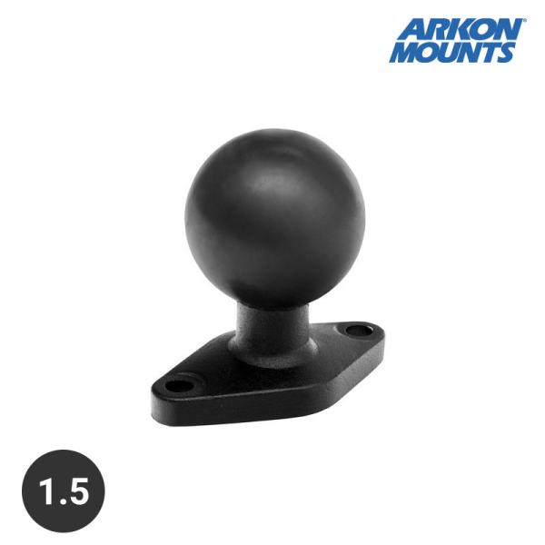 魚探マウント 1.5インチボール ダイヤベース アルミ製 Arkon Mounts アーコンマウント