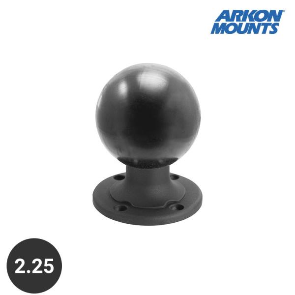 Arkon Mounts 2.25インチボール サークルベース アルミ製 ラウンドベース アーコンマ...